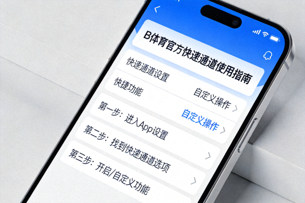 B体育官方快速通道使用指南步骤截图 - 展示App内设置选项