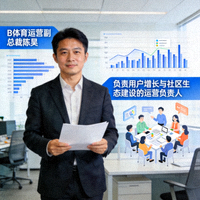 B体育运营副总裁陈昊 - 负责用户增长与社区生态建设的运营负责人