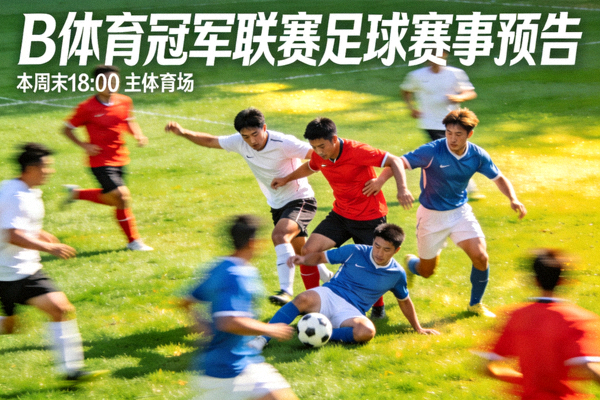 B体育冠军联赛足球赛事预告 - 球员在绿茵场上激烈拼抢的瞬间