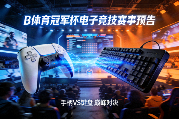 B体育冠军杯电子竞技赛事预告 - 手柄与键盘对战氛围图
