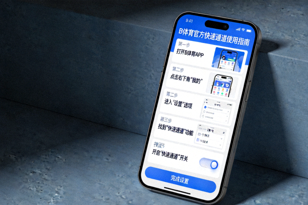 B体育官方快速通道使用指南步骤截图 - 展示应用内设置选项