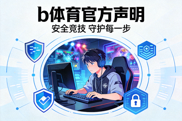 b体育官方声明配图 - 电子竞技场景与安全防护概念画面