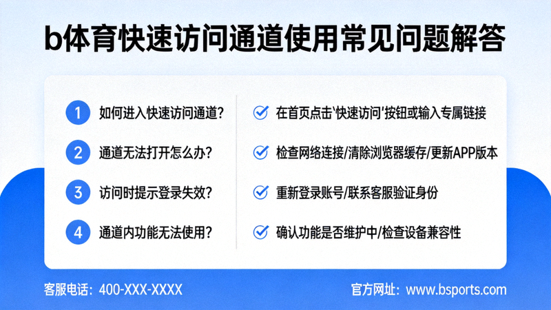 b体育快速访问通道使用常见问题解答的示意图