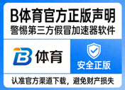 B体育官方正版声明配图 - 提醒用户警惕第三方假冒加速器软件