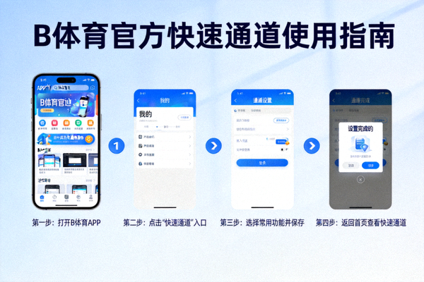 B体育官方快速通道使用指南 - 用户在移动设备上操作设置的示意图