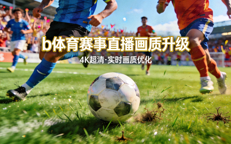 b体育赛事直播画质升级 - 绿茵足球场上的比赛进行瞬间