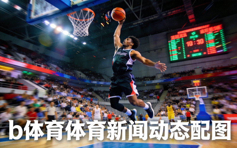 b体育体育新闻动态配图 - 篮球比赛中球员跃起投篮的精彩瞬间